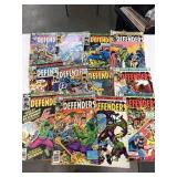 Marvel comics the defenders comic book lot