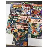Marvel comics Masters of kung fu comic books