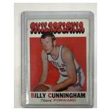 1972 Billy Cunningham, NBA Topps basketball card