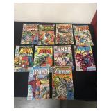 Marvel comic books Captain Marvel Thor man c