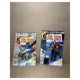 James Bond Marvel comic books issue one and two