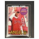 Shohei Ohtani rookie baseball card first A