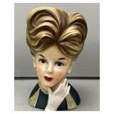 Relpo Lady Head Vase