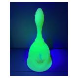 Artist Signed Fenton Uranium Bell