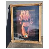 Framed T.W. Fishers Fine Ales Advertisment 19x24