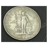 1898 British Silver Trade Dollar Coin