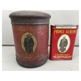 Prince Albert Tabacco Cans