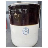 10 Gallon Nelson McCoy Stoneware Crock