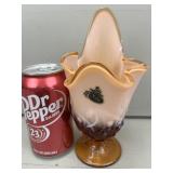 Fenton Hankerchief Lily of the Valley Vase