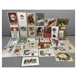Early 1900s Christmas Postcards