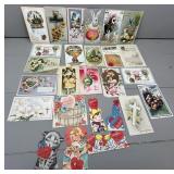 Early Thanksgiving, Easter Postcards and