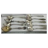 (9) Antique Sterling Silver Spoons 6.07oz
