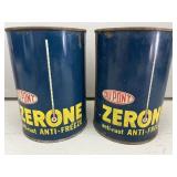 1950s Full Dupont Anti-Freeze Cans-NO SHIPPING
