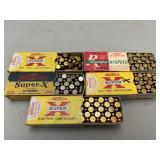 5 Vintage .22 Short Rifle Boxes With Ammo-NO SHIPP