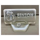 Fenton Dealer Opalescent Display
