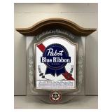 1981 Pabst Blue Ribbon Beer Sign 17x21.5
