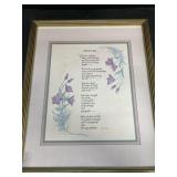 Mother frame decorative saying