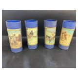 1968 Western Jim Bean glasses