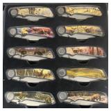 MAXAM 10 piece Leonard lock knife set