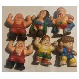 1986 Samoa, PVC Wrestling figures rare