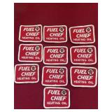 Texaco heating oil patches vintage