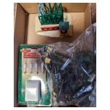 Misc Village pcs.-Street Lights, Bridge & AC Power