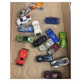 Diecast cars, hot wheels matchbox
