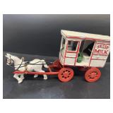 Cast-iron milk wagon