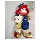 Pecious Moments 'Happy The Clown' Doll w/orig box