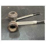 (2) tobacco pipes