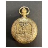 Pocket watch deer Swiss made