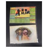 Black memorabilia postcards