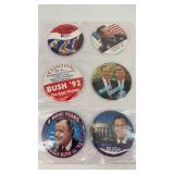 BUSH political buttons