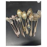 Silver plated flatware