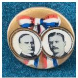 1900 Roosevelt/McKinley campaign button