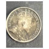 1906 silver Canadian 56 coin