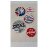 PEROT for President buttons
