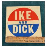 EISENHOWER/NIXON 1956 campaign paper