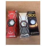 Pinnacle and Callaway golf balls