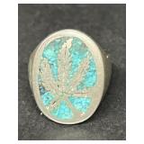 Turquoise ring size 9