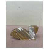 Marble fish note holder