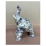 Pottery elephant figurine