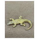 Alligator brooch