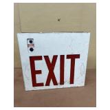 Exit sign