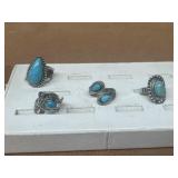 Turquoise rings
