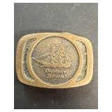 Captain black belt buckle