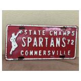 1972 Connersville Spartans high school state