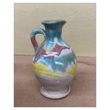 Multicolor pottery water, pitcher
