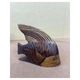 Wooden carved fish