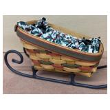 1999 longaberger sleigh basket